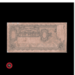 ARGENTINA (CAJA DE CONVERSION) 1 PESO 1910 BOT#1534 COL#350a