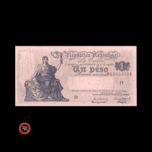 ARGENTINA (PROGRESO) 1 PESO 1938 BOT#1817 COL# 409e