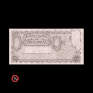 ARGENTINA 5 PESOS 1919 (CAJA DE CONVERSION) BOT#1582 COL#361h