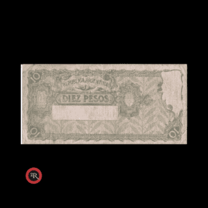 ARGENTINA 10 PESOS 1917 (CAJA DE CONVERSION) BOT#1614 COL#370f