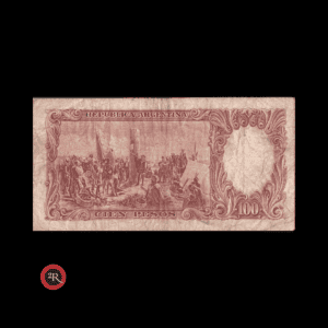 ARGENTINA 100 PESOS 1961 BOT#2058 COL#497c