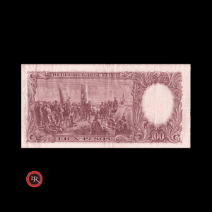 ARGENTINA 100 PESOS 1944 BOT#2031 COL#487b