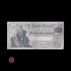 ARGENTINA 500 PESOS 1929 (CAJA DE CONVERSION) BOT#1699 COL#395c