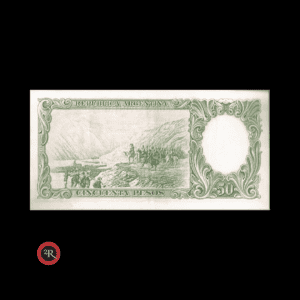 ARGENTINA 50 PESOS 1960 BOT#1999 COL#476b