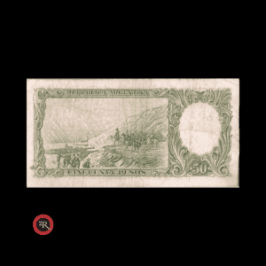 ARGENTINA 50 PESOS 1962 BOT#2007a COL#479b