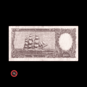 ARGENTINA 1000 PESOS 1960 BOT#2147 COL#532b