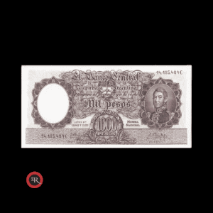 ARGENTINA 1000 PESOS 1962 BOT#2154 COL#534d