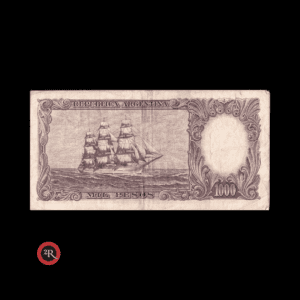 ARGENTINA 1000 PESOS 1967 BOT#2164 COL#538b