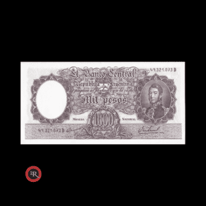 ARGENTINA 1000 PESOS 1968 BOT#2167 COL#539b