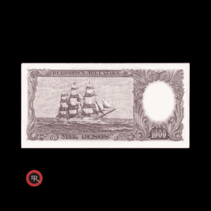 ARGENTINA 1000 PESOS 1969 BOT#2168 COL#539c