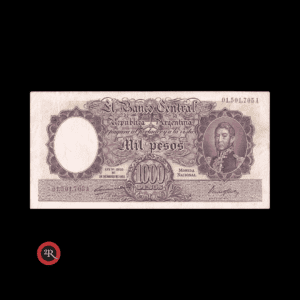 ARGENTINA 1000 PESOS 1948 BOT#2129COL#525