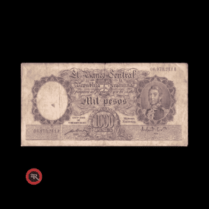 ARGENTINA 1000 PESOS 1952 BOT#2133 COL#526d