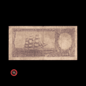 ARGENTINA 1000 PESOS 1952 BOT#2133 COL#526d