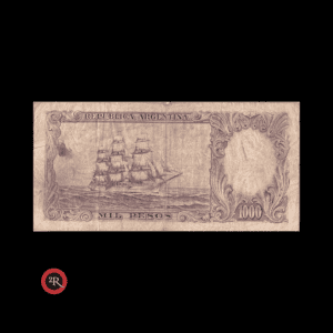 ARGENTINA 1000 PESOS 1952 BOT#2134 COL#527a