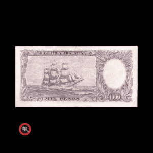 ARGENTINA 1000 PESOS 1954 BOT#2136 COL#527c