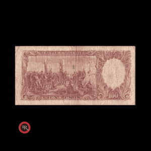 ARGENTINA 100 PESOS 1956 BOT#2046 COL#492