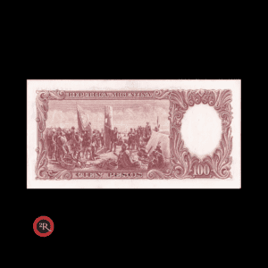 ARGENTINA 100 PESOS 1958 BOT#2050 COL#494b