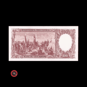 ARGENTINA 100 PESOS 1959 BOT#2052 COL#495b