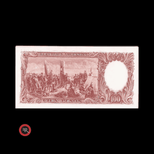 ARGENTINA 100 PESOS 1962 BOT#2060 COL#497e