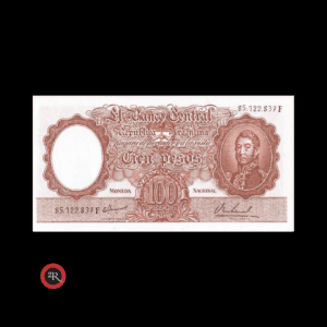 ARGENTINA 100 PESOS 1969 BOT#2083 COL#506d