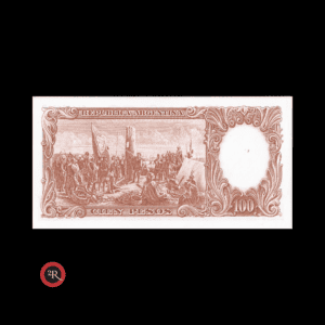 ARGENTINA 100 PESOS 1969 BOT#2083 COL#506d