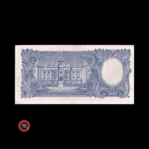 ARGENTINA 500 PESOS 1948 BOT#2090 COL#510a