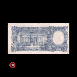 ARGENTINA 500 PESOS 1956 BOT#2101 COL#515a