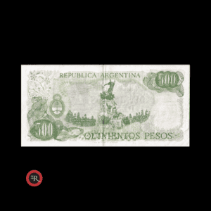 ARGENTINA 500 PESOS LEY 18188 1972 BOT#2412 COL#639a