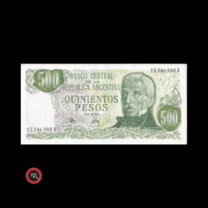 ARGENTINA 500 PESOS LEY 18188 BOT#2413 COL#639b