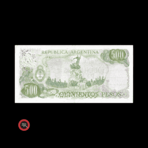 ARGENTINA 500 PESOS LEY 18188 BOT#2413 COL#639b