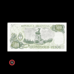 ARGENTINA 500 PESOS LEY 18188 1977 BOT#2421 COL#644a