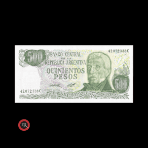 ARGENTINA 500 PESOS LEY 18188 1979 BOT#2428b COL#646f