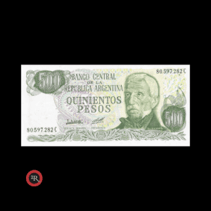 ARGENTINA 500 PESOS LEY 18188 1980 BOT#2429c COL#646k