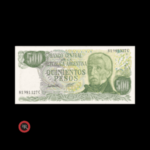 ARGENTINA 500 PESOS LEY 18188 1981 BOT#2430c COL#646o