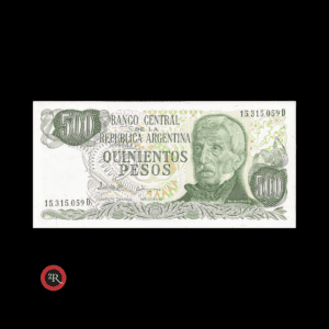 ARGENTINA 500 PESOS LEY 18188 BOT#2433 COL#647b