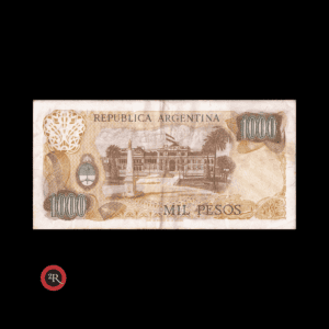 ARGENTINA 1000 PESOS LEY 18188 1974 BOT#2436a COL#648d