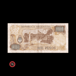 ARGENTINA 1000 PESOS LEY 18188 BOT#2436b COL#648c