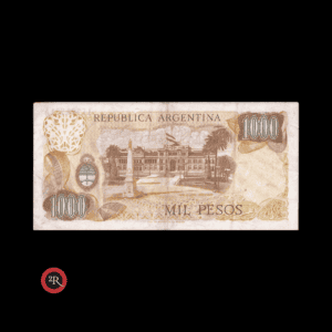 ARGENTINA 1000 PESOS LEY 18188 1974 BOT#2436b COL#648c