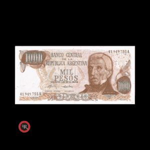 ARGENTINA 1000 PESOS LEY 18188 1975 BOT#2438 COL#649a