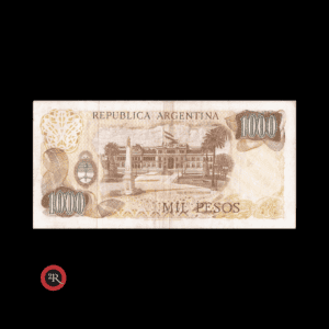 ARGENTINA 1000 PESOS LEY 18188 1976 BOT#2442 COL#650b