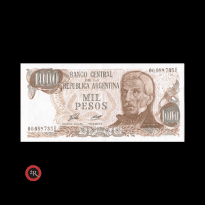 ARGENTINA 1000 PESOS LEY 18188 1976 BOT#2447 COL#651d