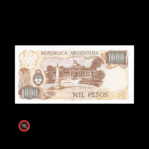 ARGENTINA 1000 PESOS LEY 18188 1976 BOT#2447 COL#651d