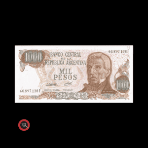 ARGENTINA 1000 PESOS LEY 18188 1980 BOT#2451b COL#652k