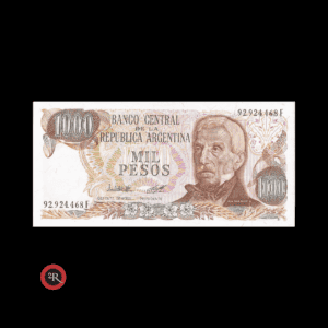 ARGENTINA 1000 PESOS LEY 18188 1980 BOT#2451d COL#652m