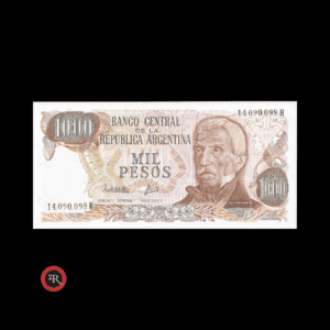 ARGENTINA 1000 PESOS LEY 18188 1981 BOT#2456 COL#653