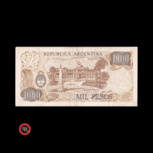 ARGENTINA 1000 PESOS LEY 18188 1981 BOT#2454 COL#652p