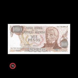 ARGENTINA 1000 PESOS LEY 18188 1981 BOT#2457 COL#654a