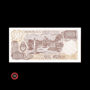 ARGENTINA 1000 PESOS LEY 18188 1982 BOT#2459a COL#655b