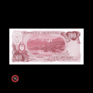 ARGENTINA 100 PESOS LEY 18188 1975 BOT#2399 COL#635d