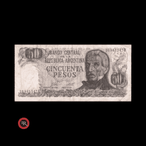 ARGENTINA 50 PESOS LEY 18188 1976 BOT#2374 COL#627a